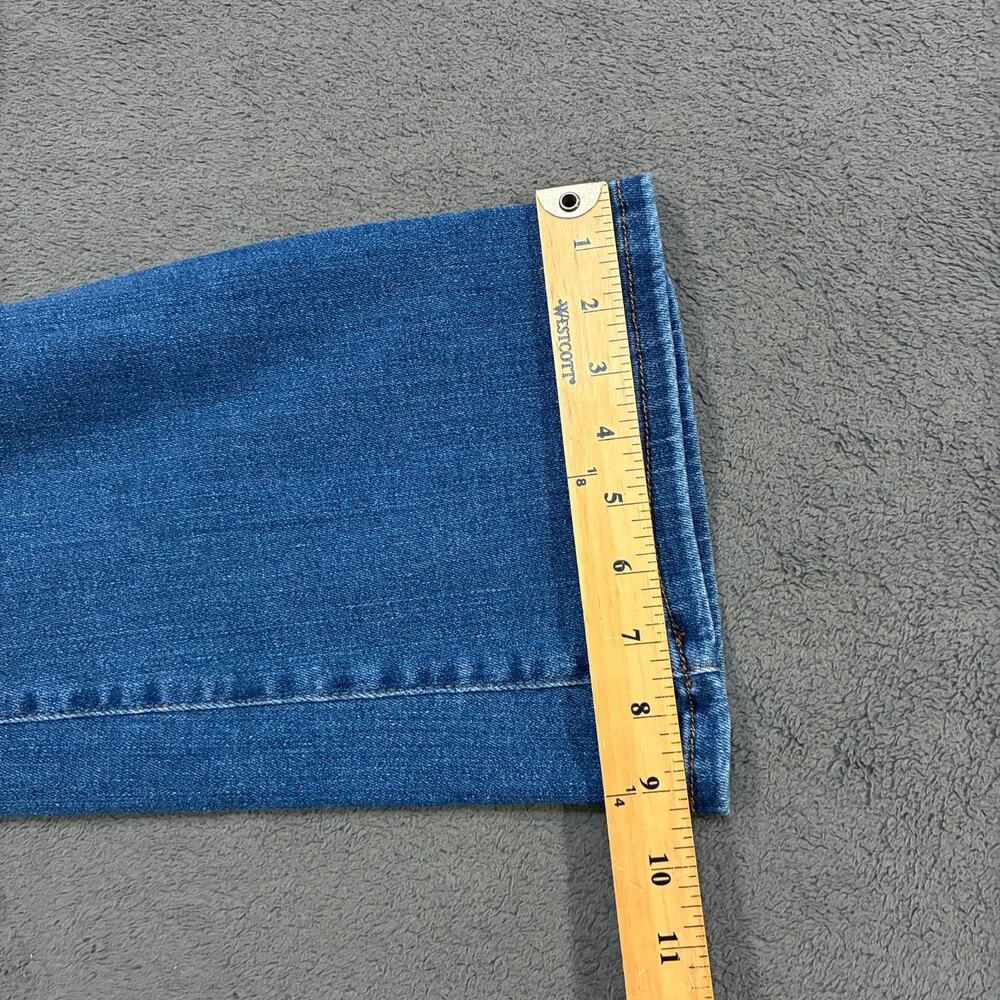 GUESS Blue Mid Rise Bootcut Jeans Medium Wash Cotton Denim Women's Size 31 - Picture 8 of 10